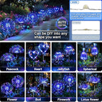 Solar Garden Path Lights 6-Pack, Waterproof