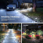 8-Pack Solar Landscape Lights for Yard