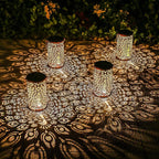 Peacock Solar Yard Lanterns, Classic Waterproof LED