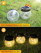 Globe Solar Lantern Set, Rustic Backyard Lighting