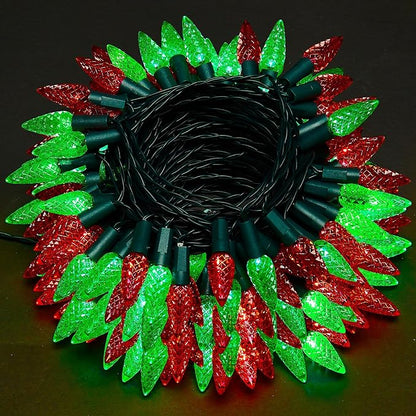 Christmas Porch String Lights, 34ft 100 LED Waterproof