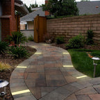 Warm White In-Ground Solar Lights, Flat LED Driveway