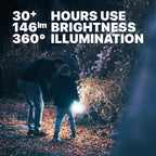 4-Pack Multi-Function Rechargeable Camping Lantern