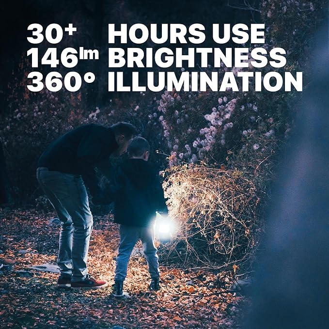 4-Pack Multi-Function Rechargeable Camping Lantern