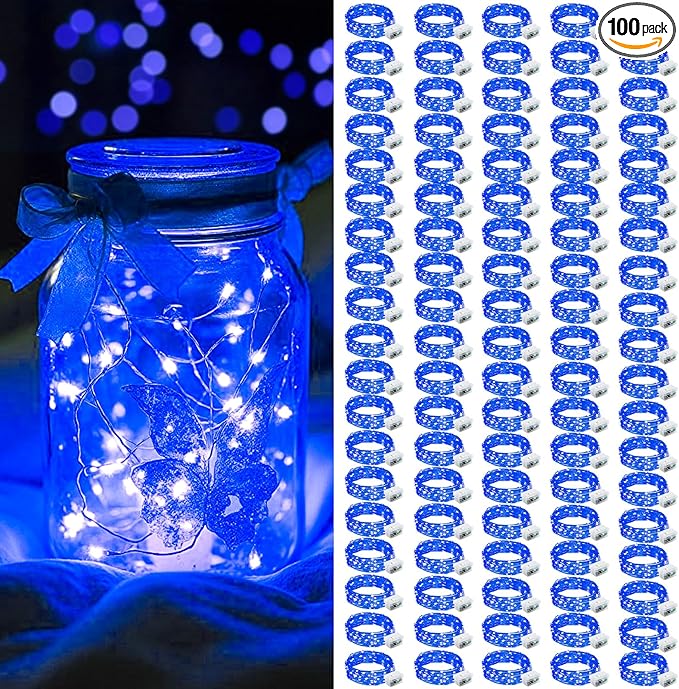 Christmas Yard String Lights 100-Pack, 20 LED Waterproof