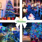 Christmas Porch String Lights, 33ft 100 LED Waterproof