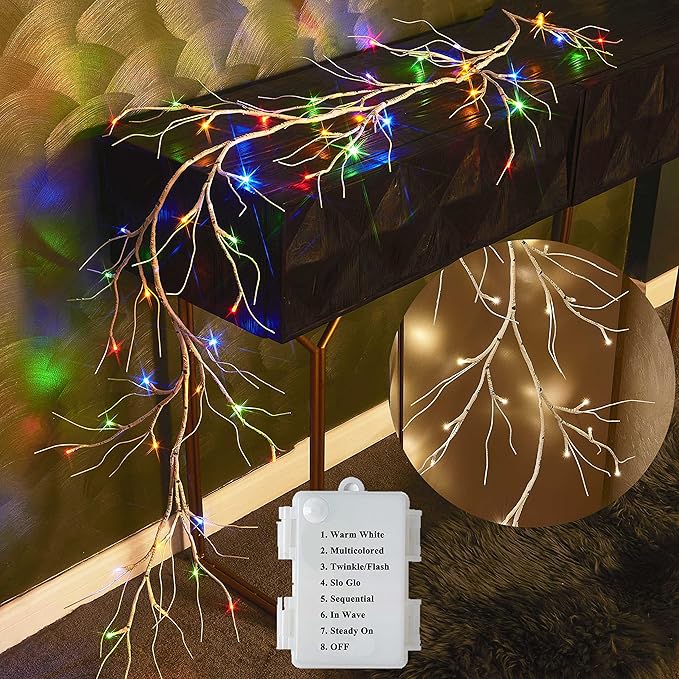 Christmas Patio String Lights, 6ft Waterproof