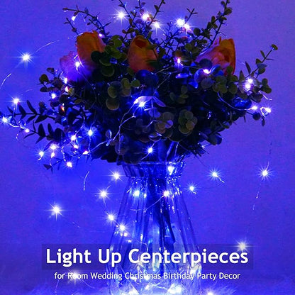 15-Pack 20 LED Christmas Twinkle Lights, 6ft Waterproof for Porch