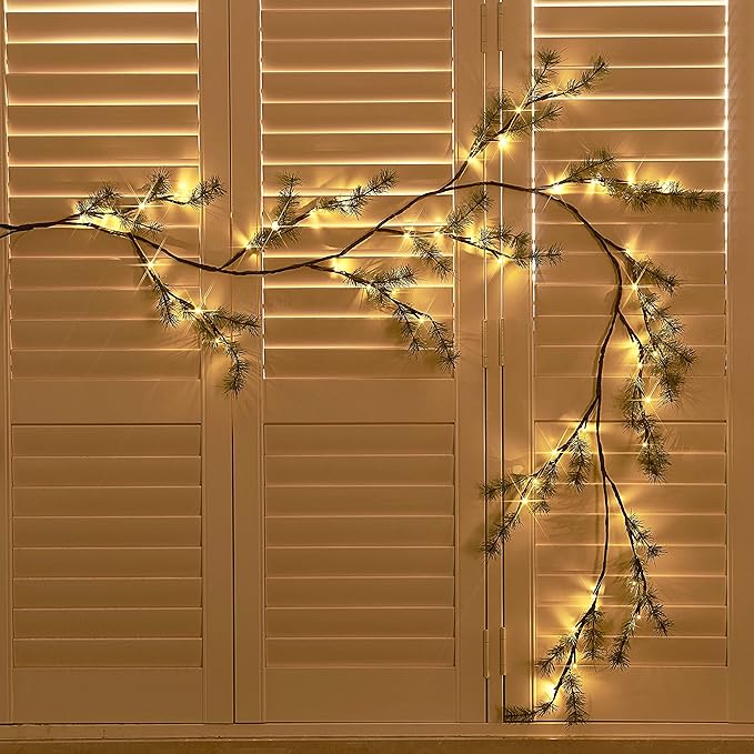 Christmas String Lights, 6ft Waterproof Twinkle Lights