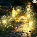 6-Pack Warm White Solar Path Lights, Outdoor Driveway LED