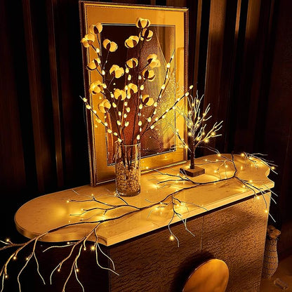 6ft Christmas LED String Lights, Waterproof Timer Lights