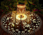 Solar Hummingbird Lanterns, Garden Hanging LED Decor