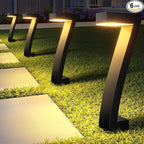 6-Pack Solar Pathway Lights, IP65 Waterproof LED Garden Lights