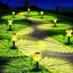 Solar Pathway Lights 4-Pack, Walkway LED