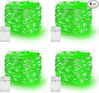 4-Pack Christmas String Lights, 80ft 240 LED Waterproof Twinkle Lights