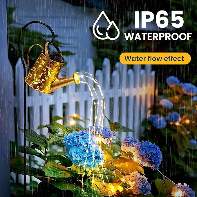 Solar Moroccan Hanging Pendant Lantern, Waterproof