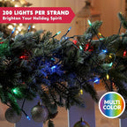 Multicolor Christmas Lights, 66.3ft LED Twinkle