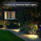 Solar Walkway Path Lights 2-Pack, Waterproof