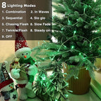Christmas Fairy Lights 4-Pack, 66ft 200 LED Battery Twinkle Lights