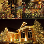 Christmas Yard String Lights, 66ft 200 LED Waterproof