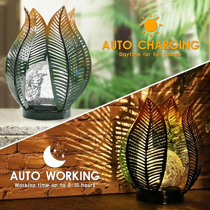 Solar Path Lights, Outdoor Driveway LED
