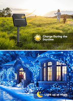 33ft Christmas LED String Lights, Waterproof Timer Lights