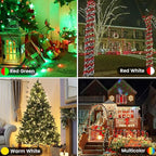 Christmas String Lights, 66ft 200 LED Waterproof Twinkle Lights