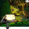 2-Pack 63 LED Solar Yard Spotlights, Waterproof