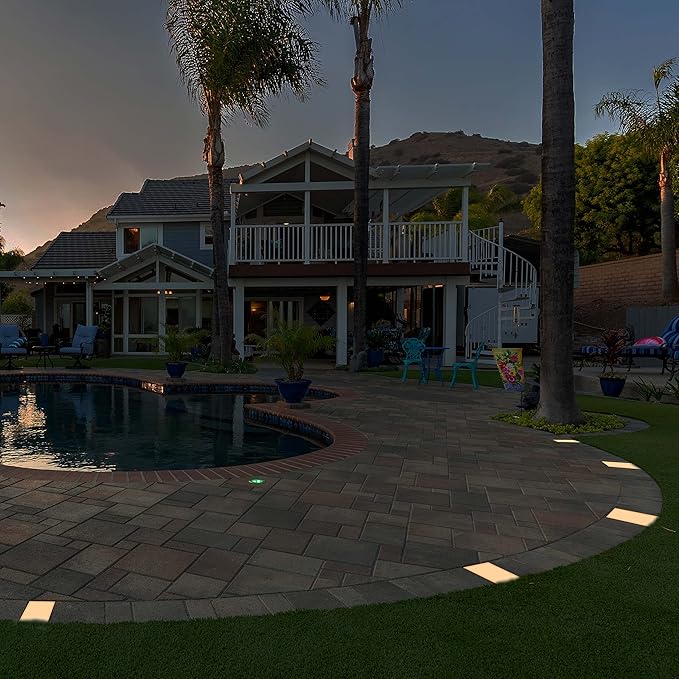 Solar Pathway Lights, Waterproof LED Driveway Lights