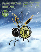 Solar Bee Garden Statue Light, Outdoor Decor