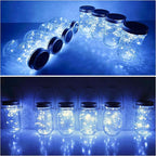 8-Pack Outdoor String Lights, Waterproof LED