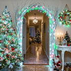 2-Pack 100 LED Christmas Twinkle Lights, 33ft Waterproof for Patio