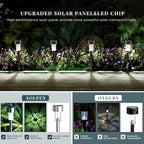 Cold White Solar Pathway Lights 24-Pack, Walkway LED