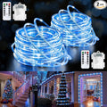 Solar Rope Lights, 66ft LED Garden String