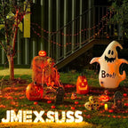 Halloween Backyard String Lights 2-Pack, 132ft 400 LED Waterproof