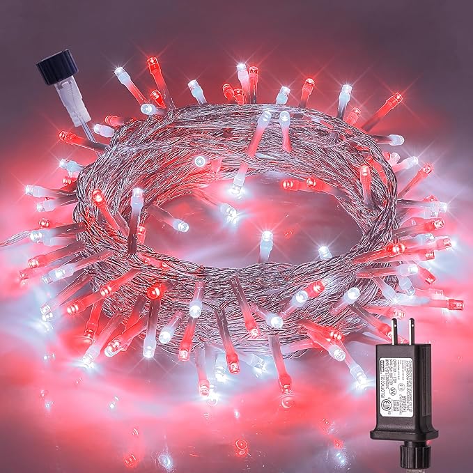 Christmas Fairy Lights, 33ft 100 LED Battery Twinkle Lights