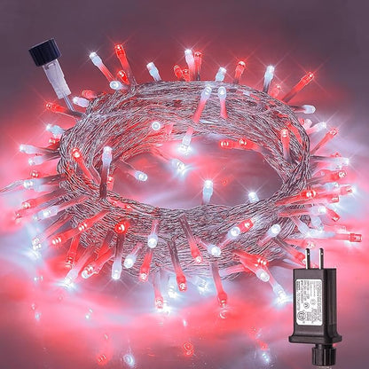Christmas Fairy Lights, 33ft 100 LED Battery Twinkle Lights