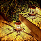 Decorative Hanging Solar Lanterns for Patio, Waterproof LED