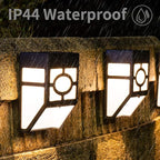 Solar Deck Lights, RGB Waterproof LED