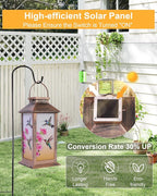 Solar Hummingbird Lanterns, Porch Hanging LED Decor