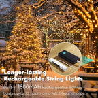 Christmas Fairy Lights, 132ft Battery Twinkle Lights