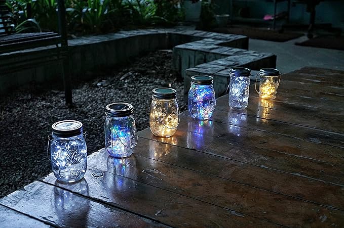 4-Pack 30 LED Christmas Twinkle Lights, Waterproof for Porch