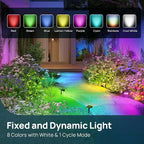 Solar Motion Sensor Landscape Spotlights 2-Pack, LED