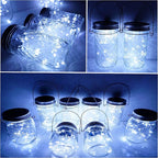 8-Pack Outdoor String Lights, Waterproof LED