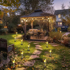 20-Pack IP44 Solar Landscape Lights for Garden