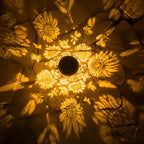 Sunflower Solar Garden Lanterns, Metal Waterproof LED