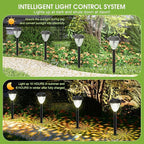 16-Pack Solar Path Lights, Outdoor Yard LED