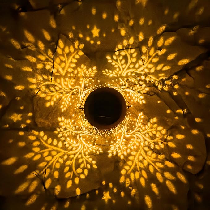 Tree of Life Solar Lanterns Outdoor Waterproof, Birthday Gifts for Women Mom Grandma, Hanging Solar Lights for Yard, Patio, Porch, Garden Decor, Christmas Gifts for Her/Him