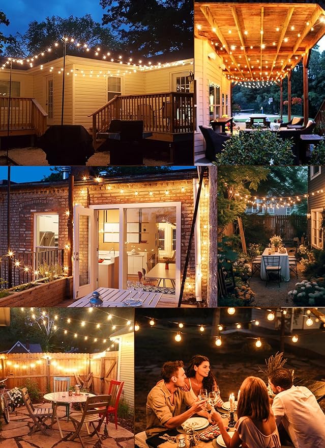 Christmas Porch String Lights, 209ft Waterproof