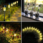 20-Pack IP44 Solar Landscape Lights for Garden